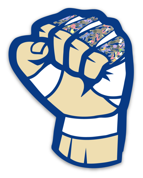 Foil Fist Sticker