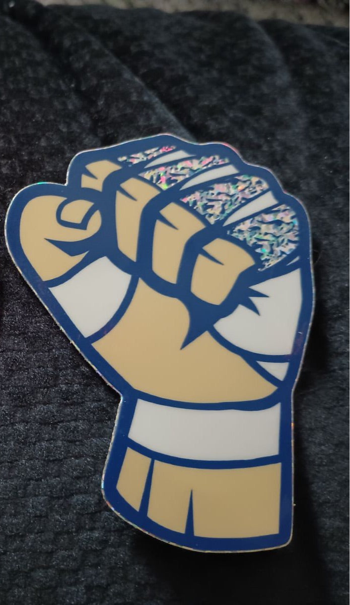 Foil Fist Sticker