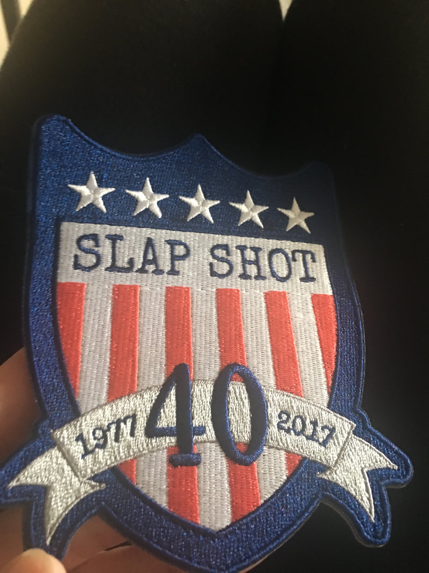 Autographed Slap Shot 40th Anniversary Puck