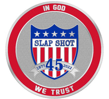 Load image into Gallery viewer, Slap Shot 45th Memorabilia Coin
