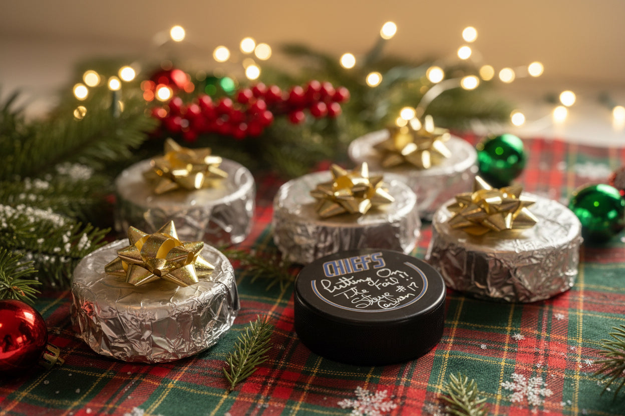 Autographed CHIEFS HOCKEY PUCK