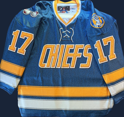 CHIEFS Jersey-Vintage "sweater look" Autographed
