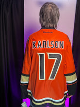 Load image into Gallery viewer, &quot;Karlson&quot; Reebok NHL  Mighty Ducks Jersey
