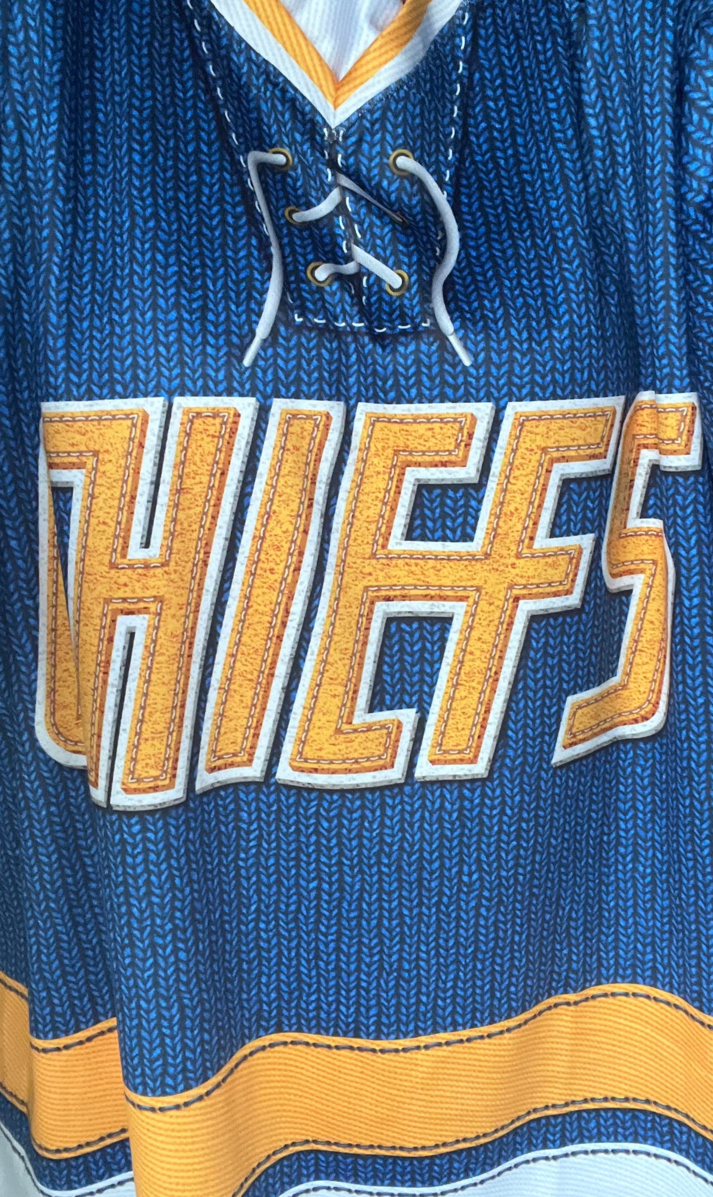 CHIEFS Jersey-Vintage "sweater look" Autographed