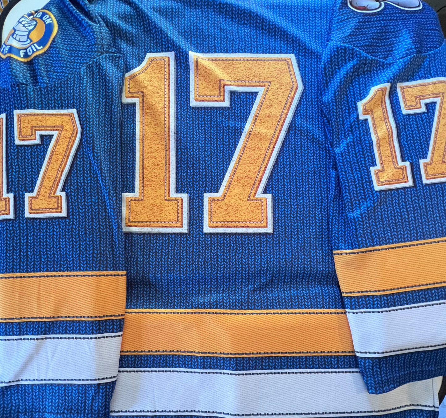 CHIEFS Jersey-Vintage "sweater look" Autographed