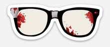 Load image into Gallery viewer, Glasses Die Cut Sticker
