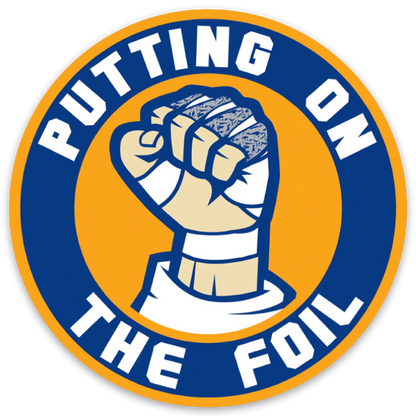 Putting on the Foil Sticker